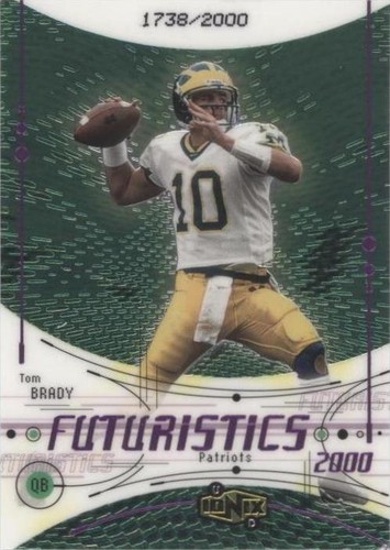 2000 UD Ionix Tom Brady #77