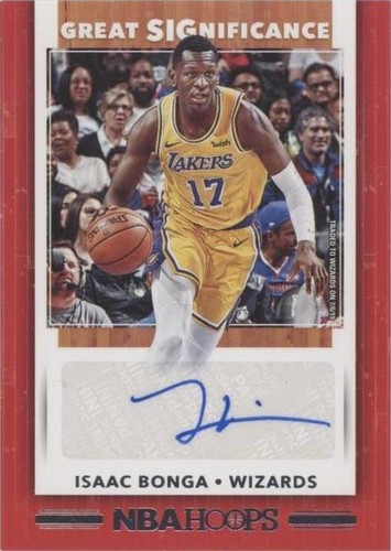 2019-20 Panini NBA Hoops - Isaac Bonga #GS-IBG