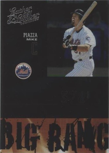 2005 Donruss Leather & Lumber - Mike Piazza #BB-21