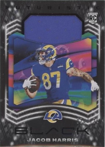 2021 Panini Black Jacob Harris #F-JH