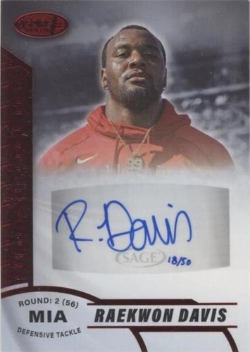 2020 Sage Aspire Raekwon Davis #ASP-21