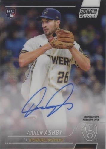 2022 Topps Stadium Club Chrome - Aaron Ashby #SCCBA-AA