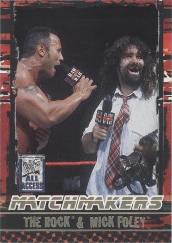2002 Fleer WWF All Access - Mick Foley The Rock #5 MM