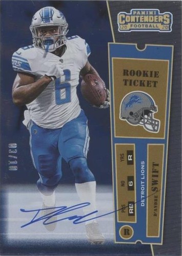 2020 Panini Contenders D'Andre Swift #RRT-DAS