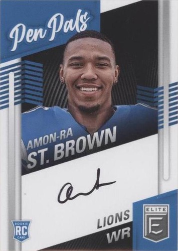2021 Panini Donruss Elite Amon-Ra St. Brown #PP-ASB