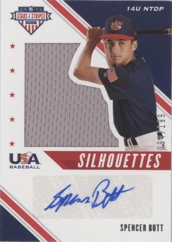 2020 Panini USA Baseball Stars & Stripes - Spencer Butt #USJ-SB