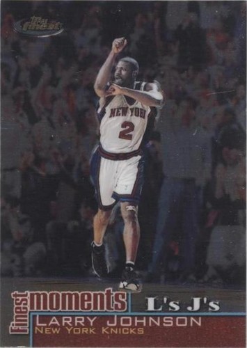 2000-01 Topps Finest - Larry Johnson #FM-LJ
