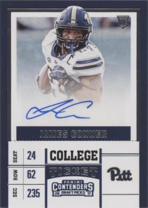 2017 Panini Contenders Draft Picks James Conner #157