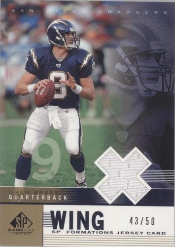 2003 SP Game Used Edition Drew Brees #F1-DB