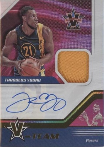 2017-18 Panini Vanguard - Thaddeus Young #VT-TYG