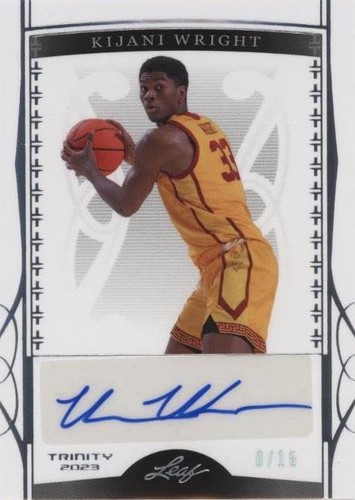 2022-23 Leaf Trinity - Kijani Wright #BA-KW2