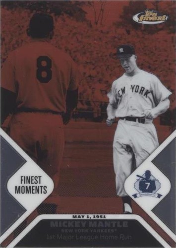 2006 Topps Finest - Mickey Mantle Yogi Berra #MMFM1