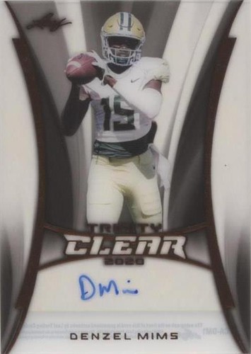 2020 Leaf Trinity Denzel Mims #CA-DM1