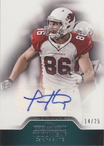 2011 Topps Precision Todd Heap #PCVA-TH