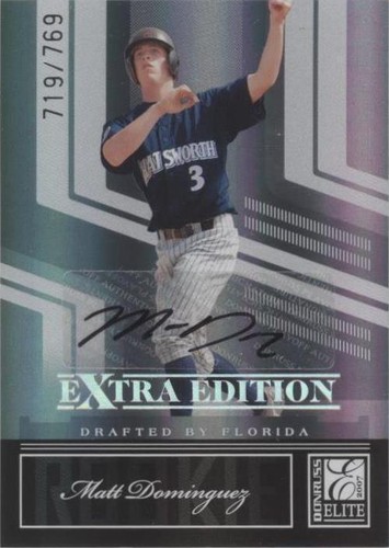 2007 Donruss Elite Extra Edition - Matt Dominguez #118