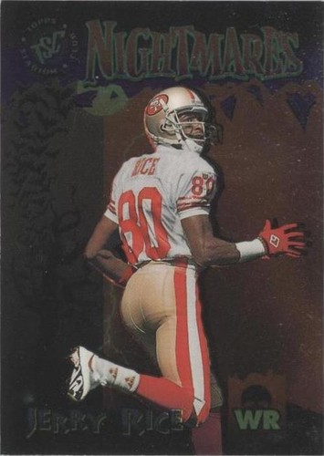 PSA 8 NM MINT 1995 STADIUM CLUB METALISTS JERRY RICE #M1