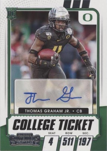 2021 Panini Contenders Draft Picks Thomas Graham Jr. #298