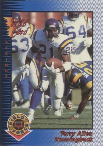 1993 Wild Card Terry Allen #CFF-119