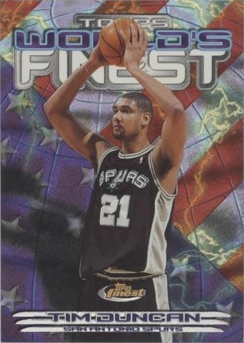 2000-01 Topps Finest - Tim Duncan #WF1