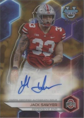 2023 Bowman's Best University Jack Sawyer #BOA-JS