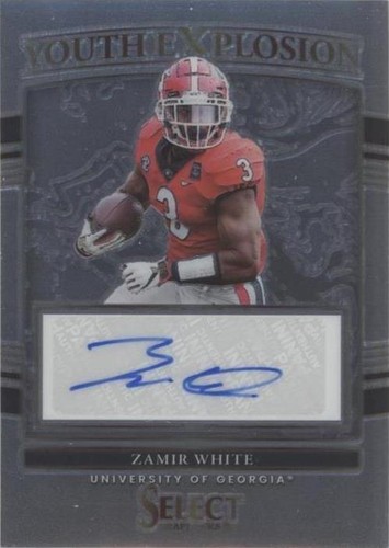 2022 Panini Select Draft Picks Zamir White #YE-ZWH