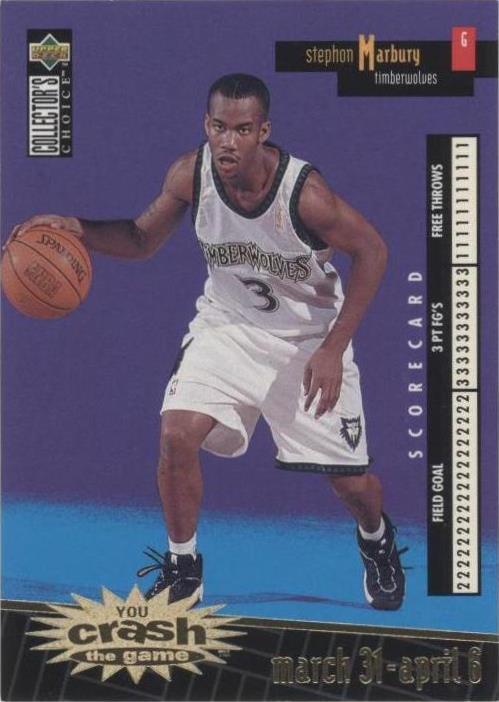 1996-97 Upper Deck Collector's Choice - Stephon Marbury #C16