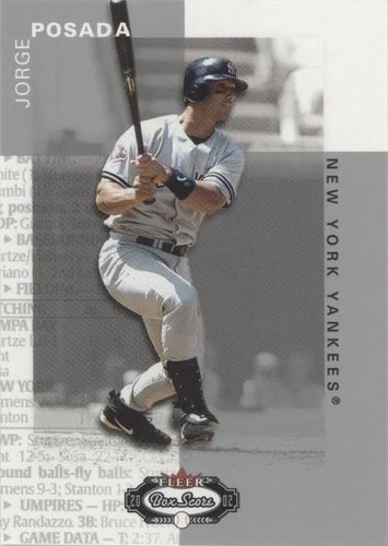 2002 Fleer Box Score - Jorge Posada #62
