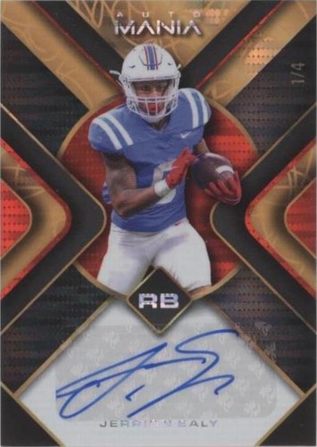 2022 Wild Card Auto Mania Jerrion Ealy #AM-TH19