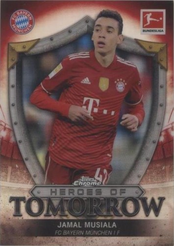2021-22 Topps Chrome Bundesliga Jamal Musiala #HT-JM