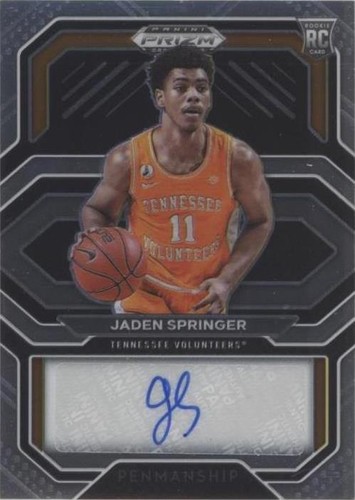 2021-22 Panini Prizm Draft Picks - Jaden Springer #CP-JSP