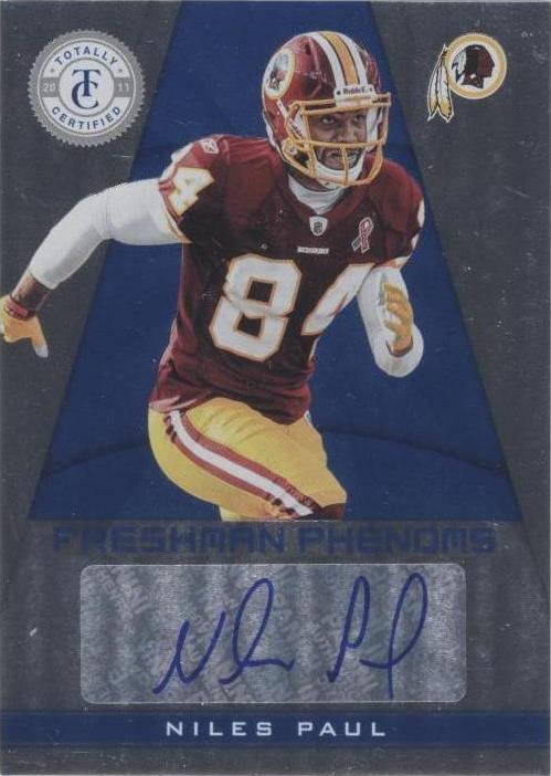 2011 Panini Totally Certified Niles Paul #179