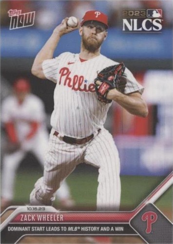 2023 Topps Now - Zack Wheeler #1010