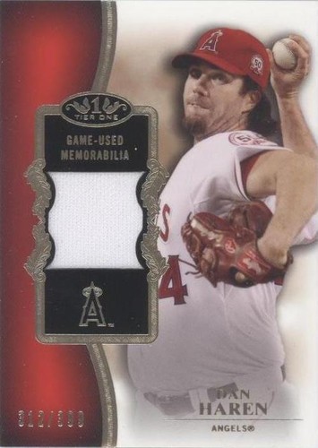 2012 Topps Tier One - Dan Haren #TSR-DH
