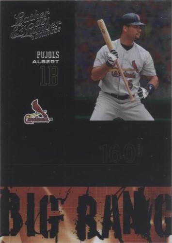 2005 Donruss Leather & Lumber - Albert Pujols #BB-3