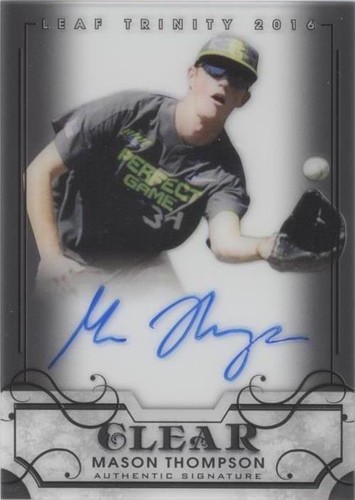2016 Leaf Trinity - Mason Thompson #CA-MT1