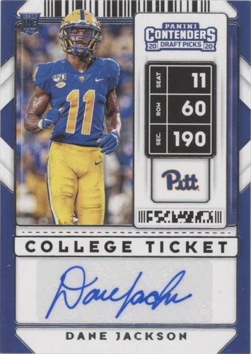 2020 Panini Contenders Draft Picks Dane Jackson #269