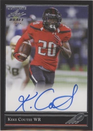 2018 Leaf Ultimate Draft Keke Coutee #BG-KC1