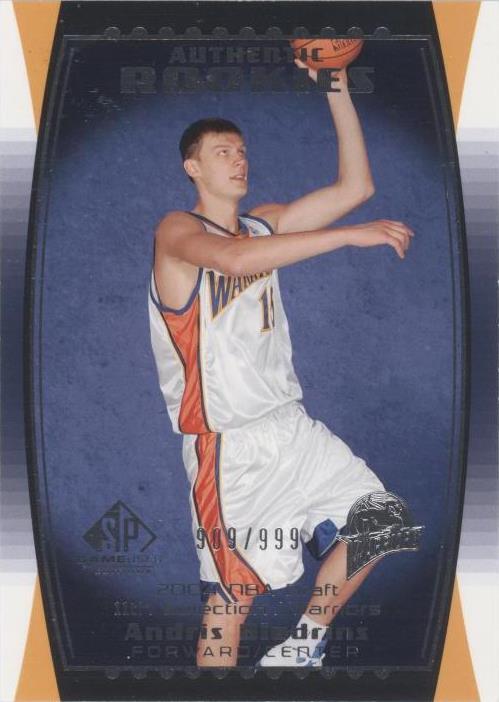 2004-05 SP Game Used - Andris Biedrins #98