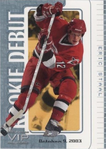 2003-04 In the Game VIP Rookie Debut - Eric Staal #18