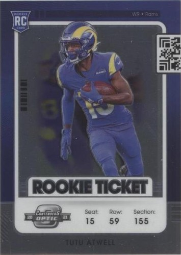 2021 Panini Contenders Optic Tutu Atwell #96