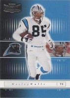 2001 Playoff Preferred Wesley Walls #59