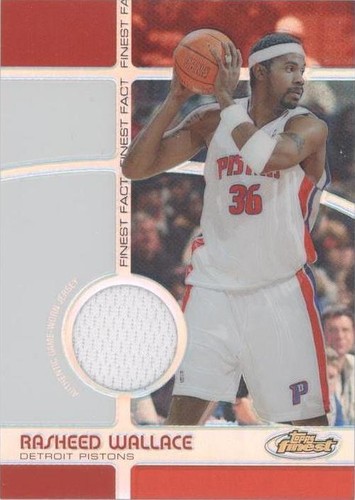 2005-06 Topps Finest - Rasheed Wallace #FFR RW