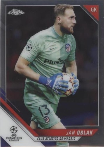 2021-22 Topps Chrome UCL Jan Oblak #134