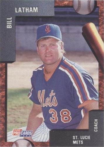1992 Fleer ProCards Minor League - Bill Latham #1765