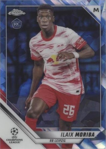 2021-22 Topps Chrome UCL Sapphire Edition Ilaix Moriba #95