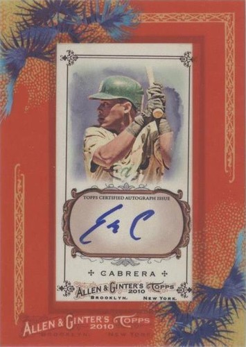 2010 Topps Allen & Ginter's - Everth Cabrera #AGA-EC