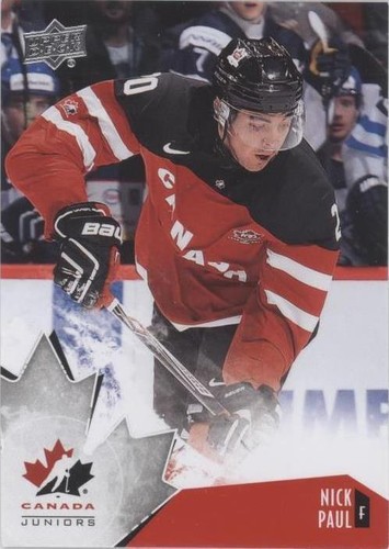 2015 Upper Deck Team Canada Juniors - Nick Paul #37