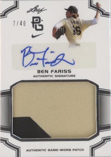 2016 Leaf Perfect Game National Showcase - Ben Fariss #PA-BF1