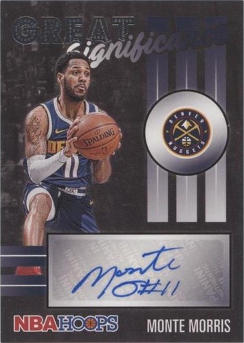2020-21 Panini NBA Hoops - Monte Morris #GS-MMR