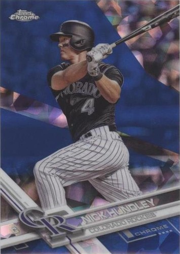 2017 Topps Chrome Sapphire Edition - Nick Hundley #108